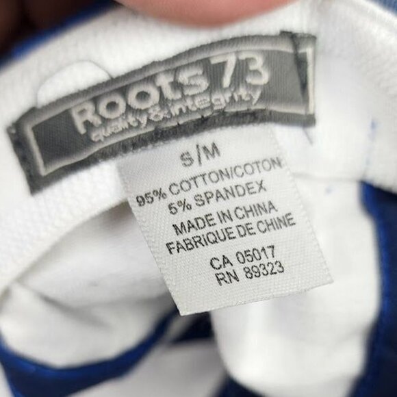 ROOTS Princeton Baseball Hat Salamander Navy Boys S/M - Picture 6 of 7